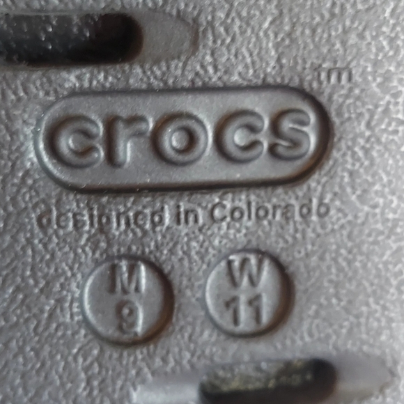 CROCS Men's Size 11 Or Woman's Size 9 Eco Clog Black - Picture 7 of 8